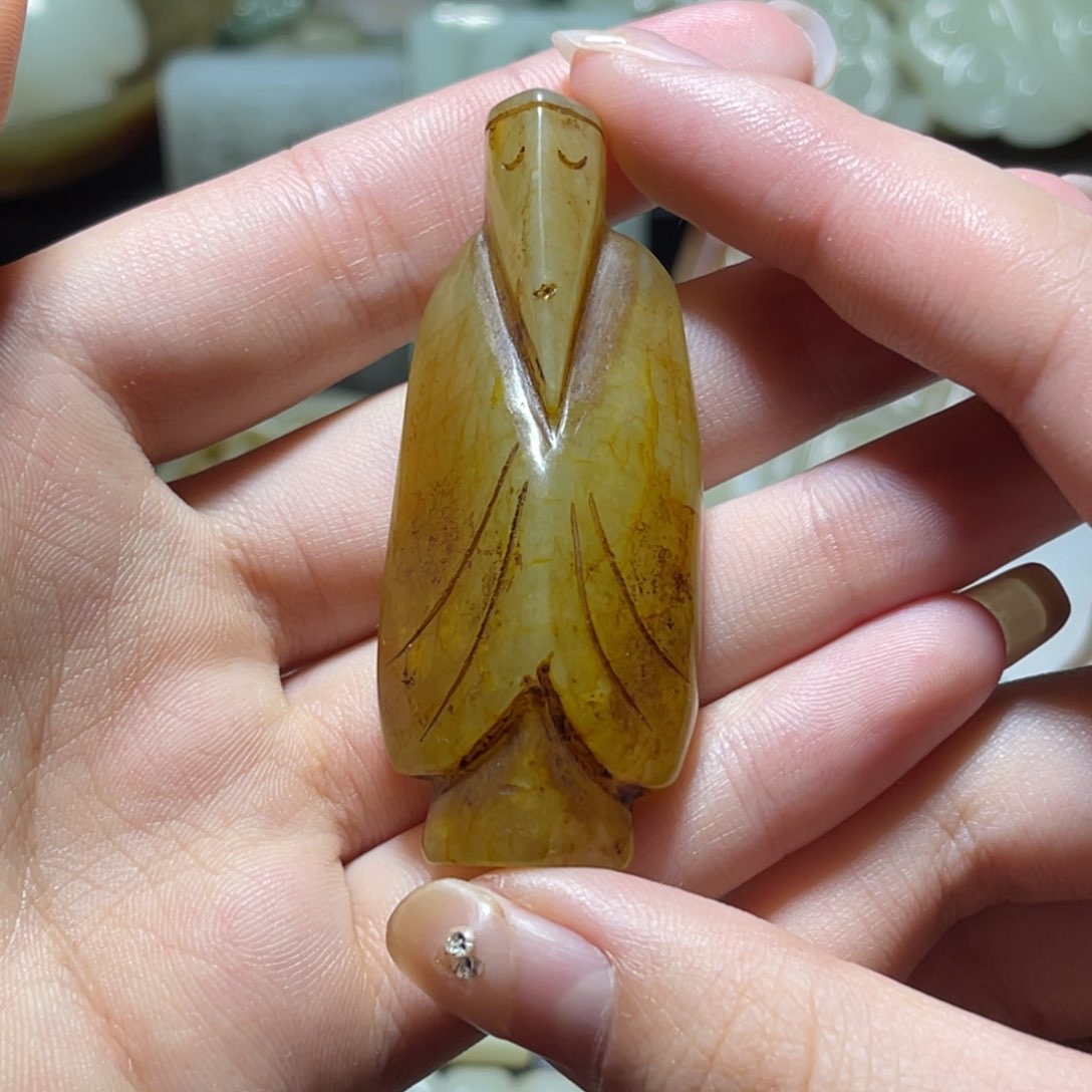 未镶嵌和田玉（糖玉）挂件
