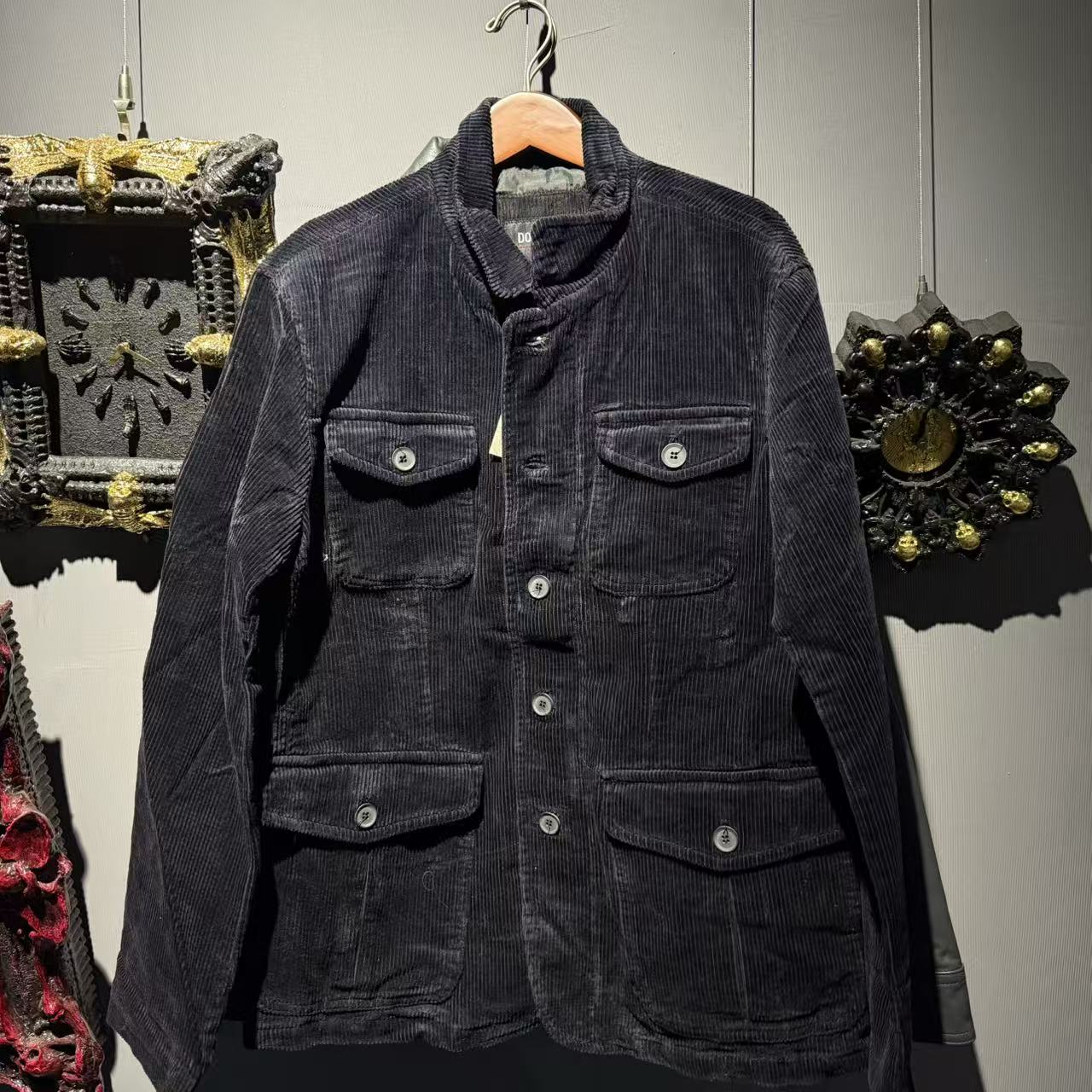 灵史会馆-灯芯绒猎装外套