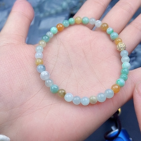 未镶嵌手链翡翠翡翠