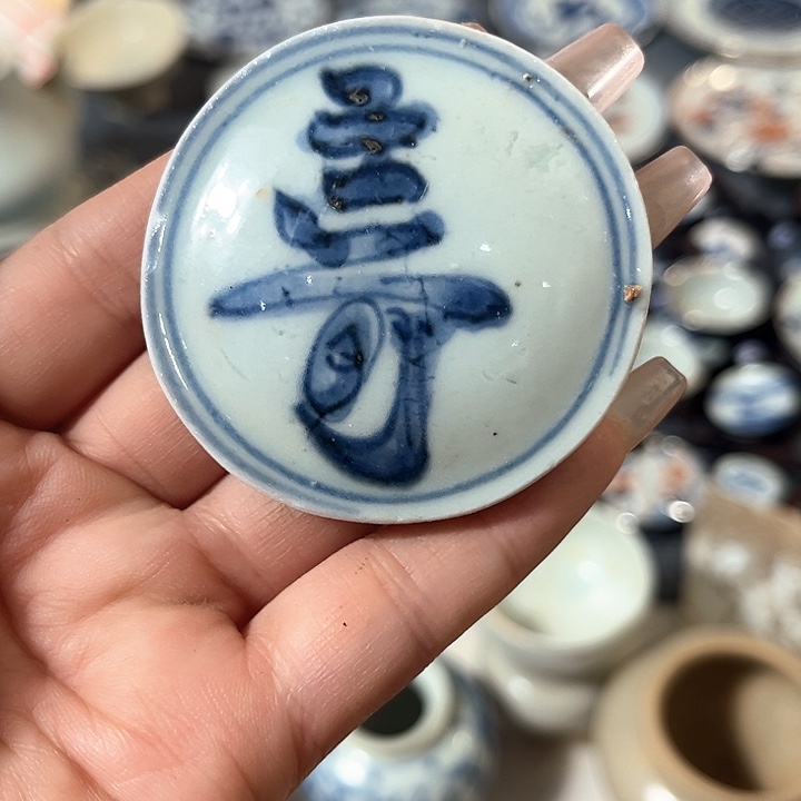 瓷片瓷片茶托喝茶非常不错