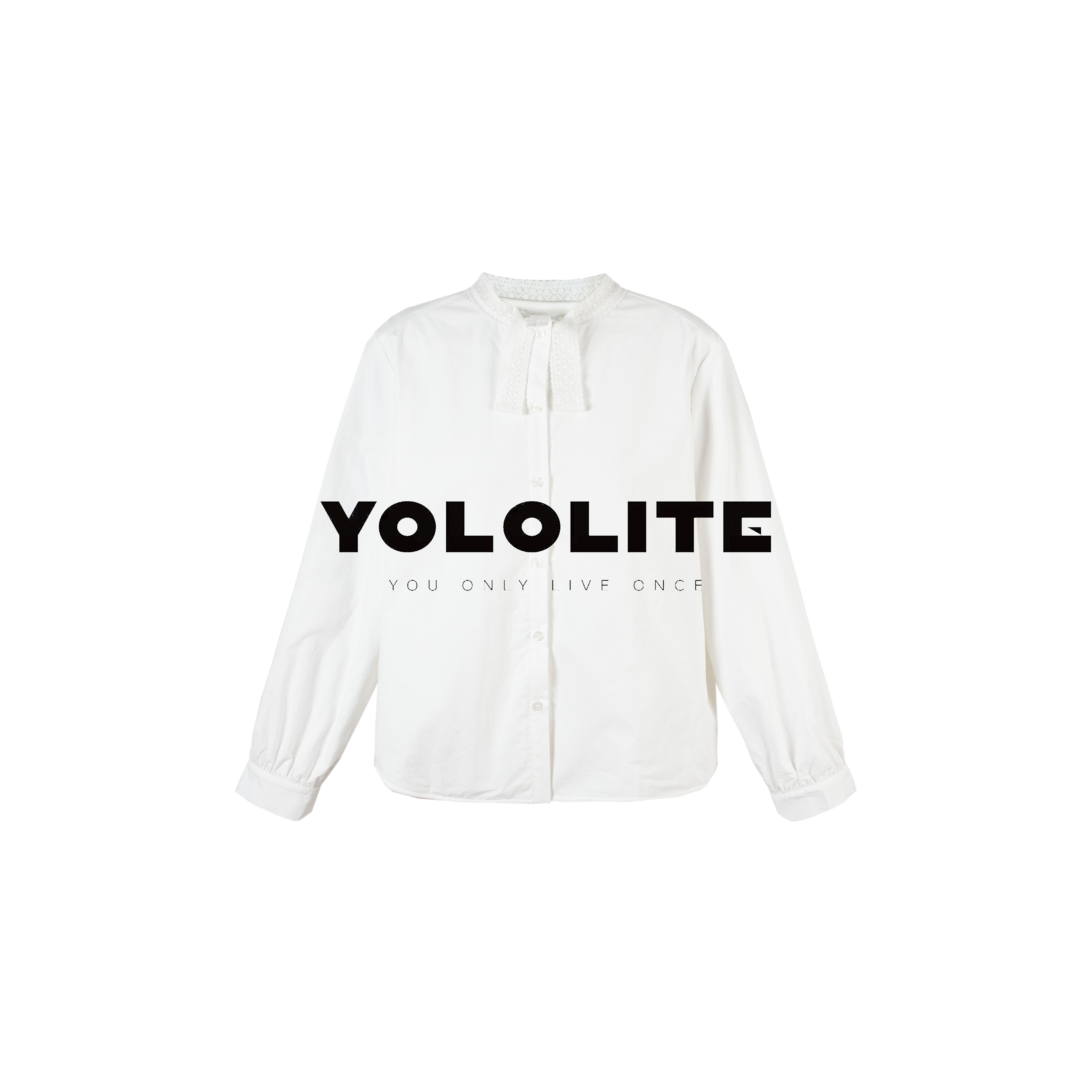 【可颂】3704冬季新款法式慵懒领口蕾丝绑带简约长袖加绒衬衫X