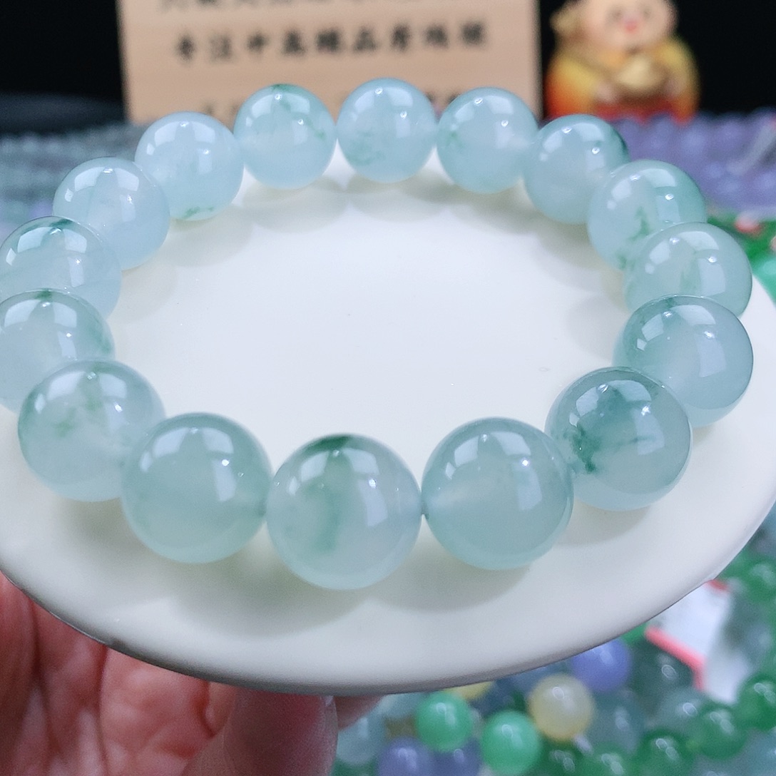 翡翠手链未镶嵌卡13