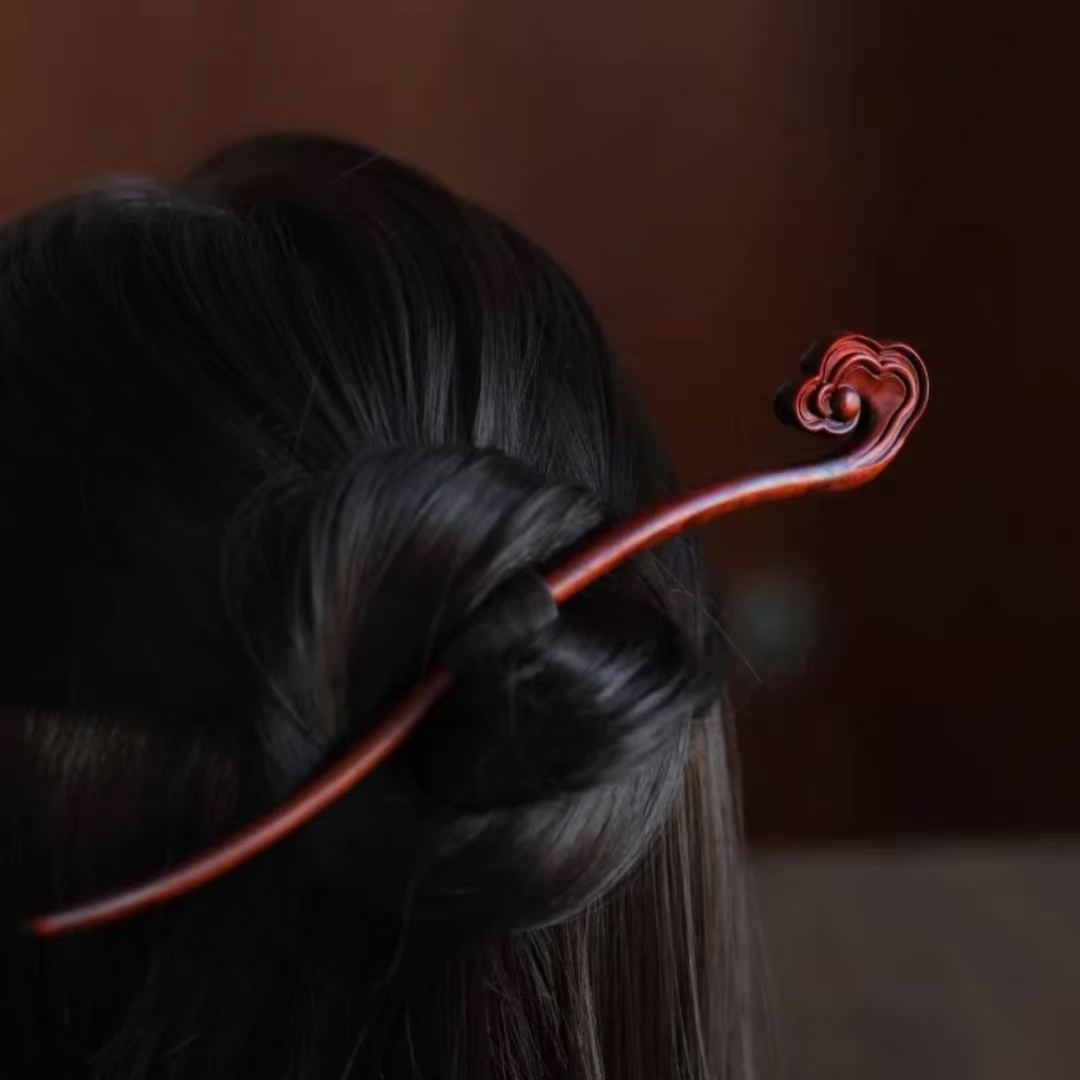 YL血檀发簪无礼盒537