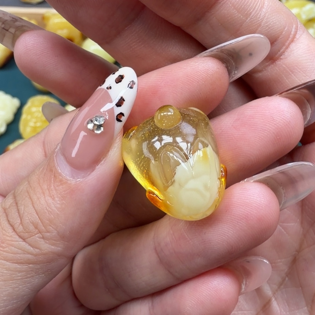 琥珀未镶嵌裸石蜜蜡