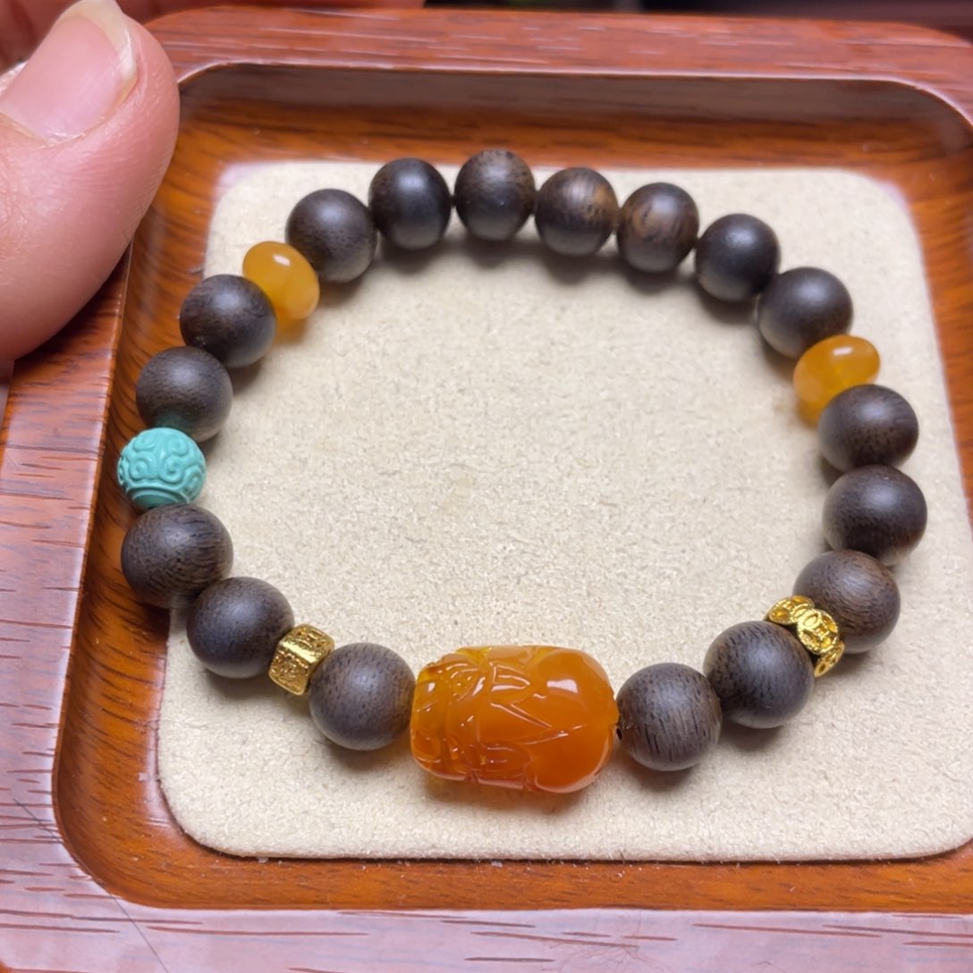 蜜蜡手链未镶嵌手串