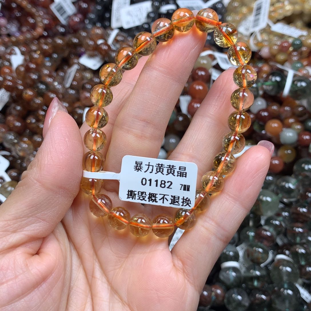 水晶手链未镶嵌天然