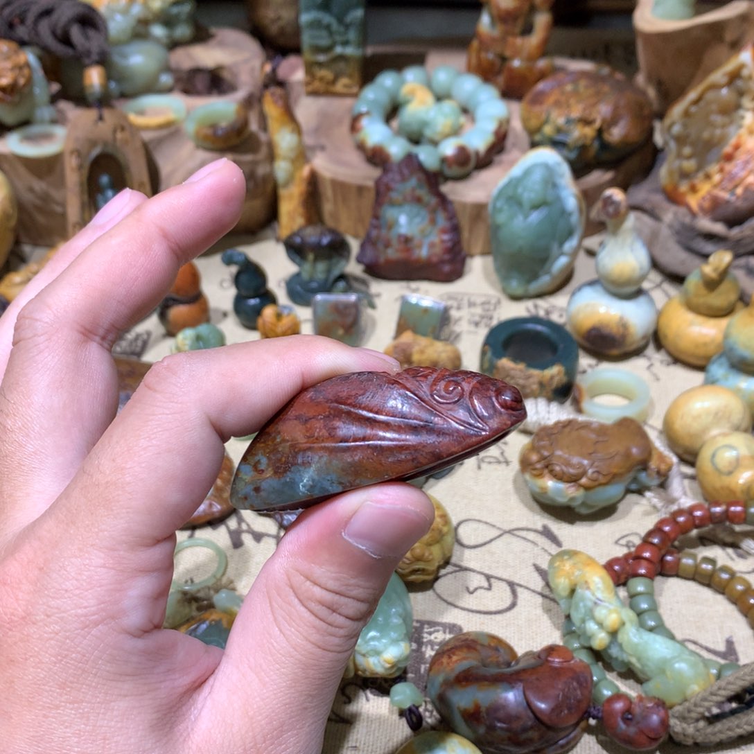 岫岩河磨玉（透闪石质玉）挂件未镶嵌