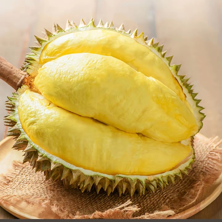 L一物一拍金凤壹号泰国老树金枕榴莲A果生劈过熟口感不售后