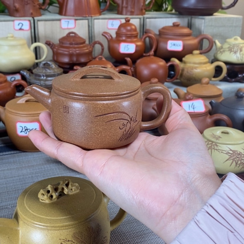 【闪购商品】紫砂茶壶140毫升汉瓦