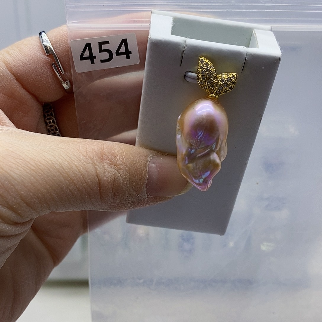 颈饰合金淡水珍珠