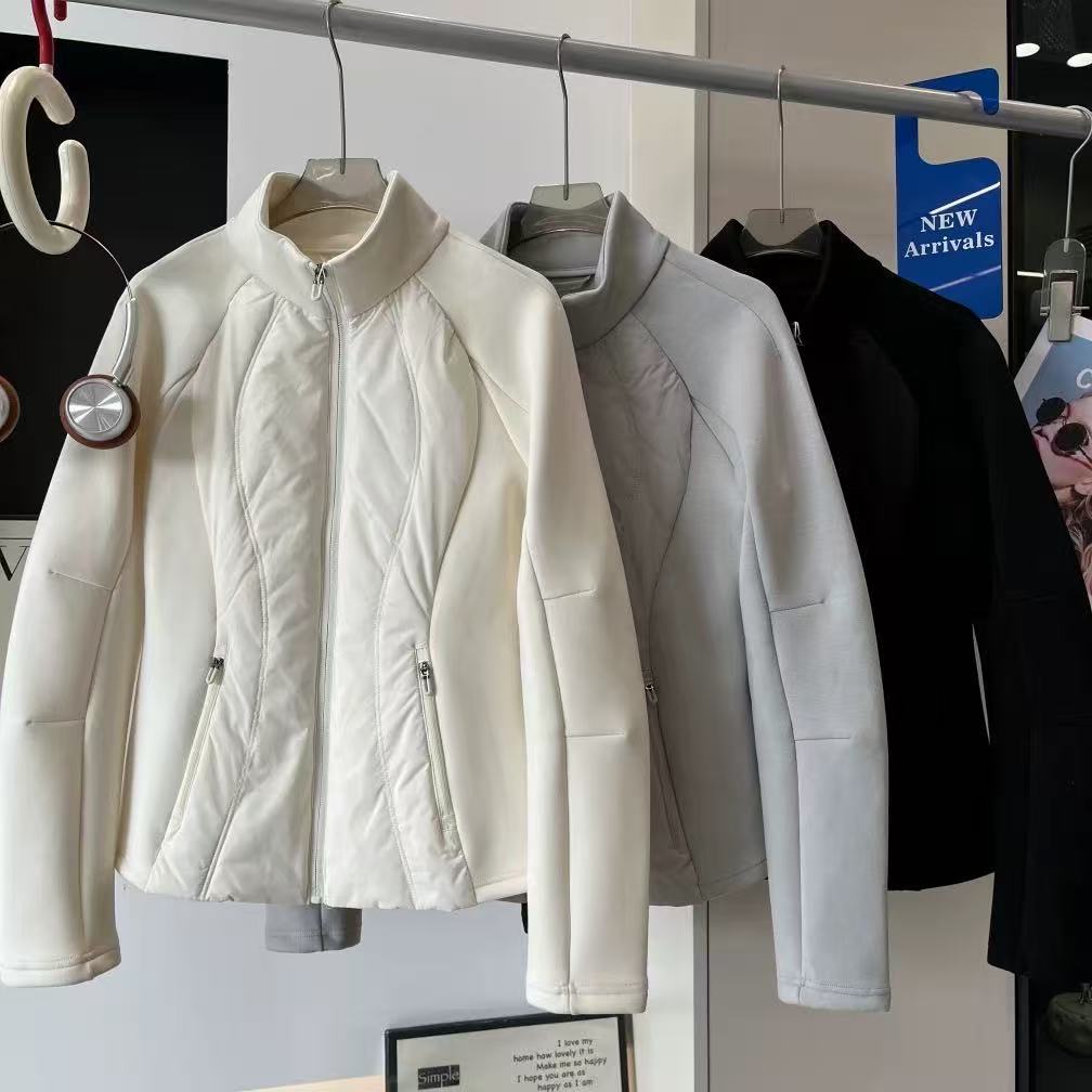 【头套】立领小蛮腰修身外套-蟹