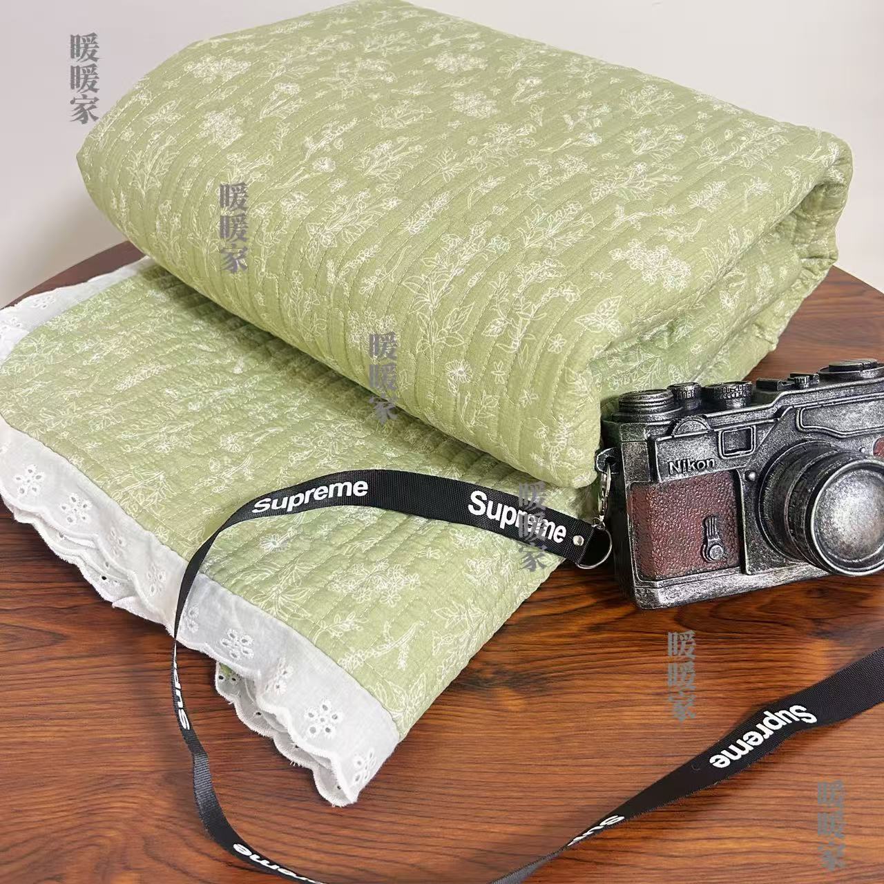 （夏茵）220*240小清新舒适柔软亲肤四季通用多功能床盖