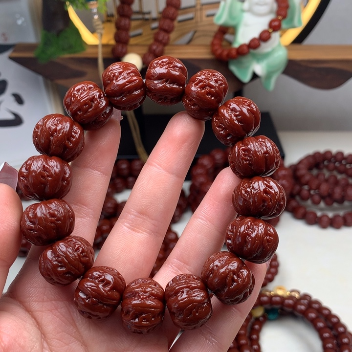 猴头核桃吊坠龙文京八棱18