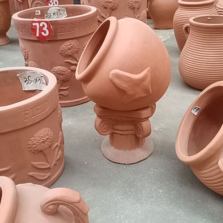 红陶红陶透气吸水性花盆