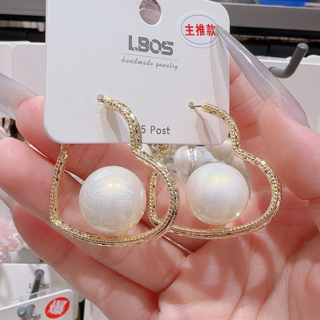 锆石铜合金925银耳环