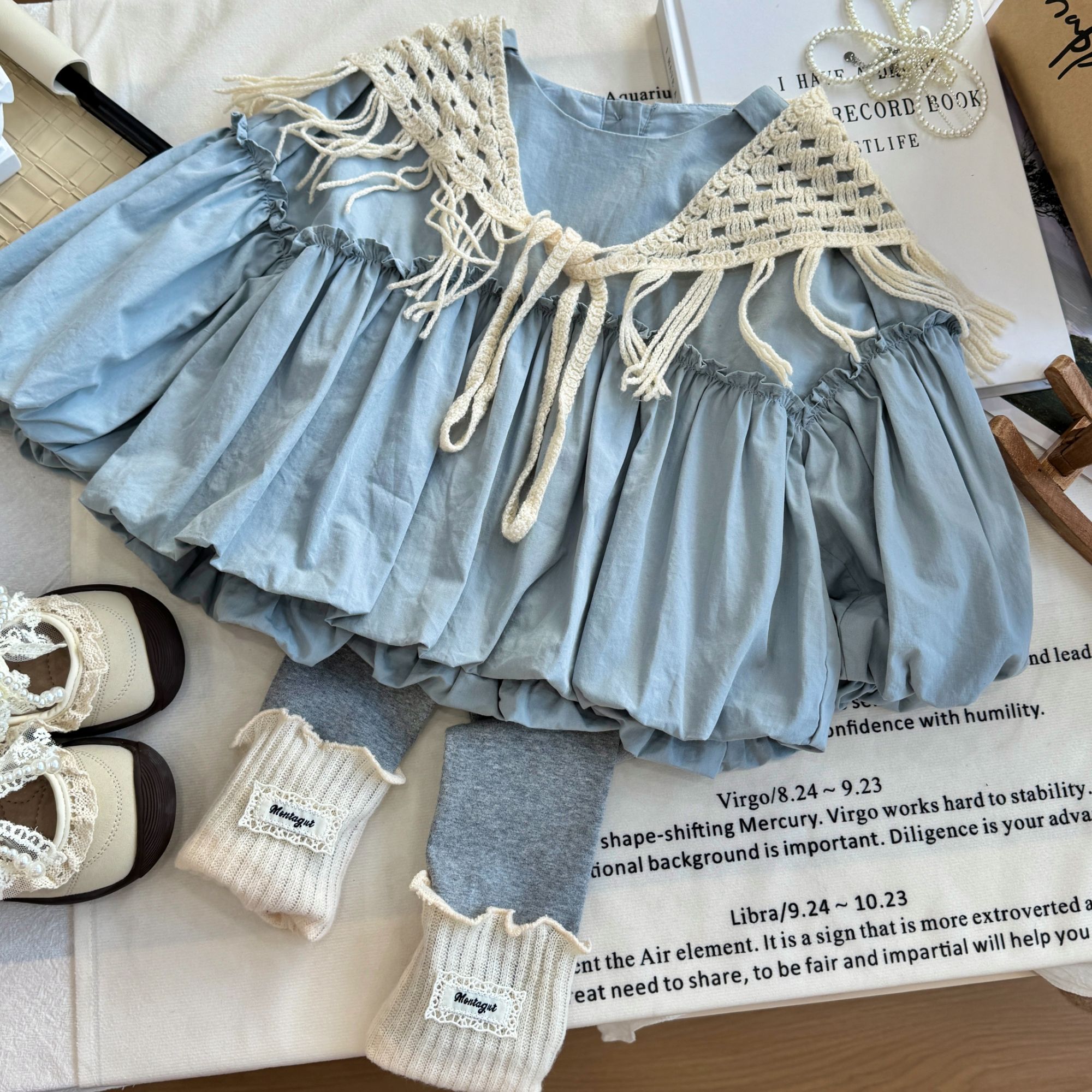 女童秋装套装2025新款韩版童装韩系穿搭女宝宝春秋两件套ZH2519