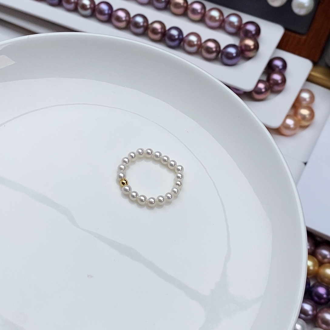 颈饰淡水珍珠银S925镶嵌