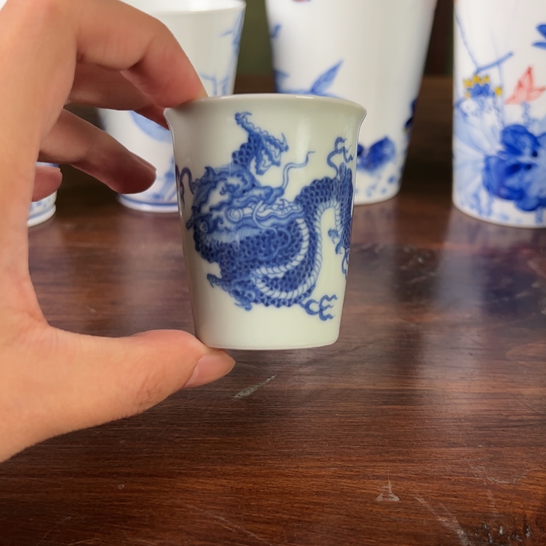 景德镇陶瓷杯手工