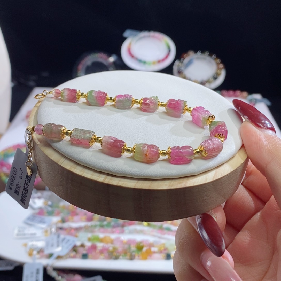 碧玺手链未镶嵌B*a貔貅