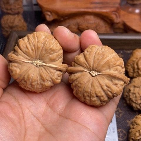 文玩核桃把件南瓜全品45