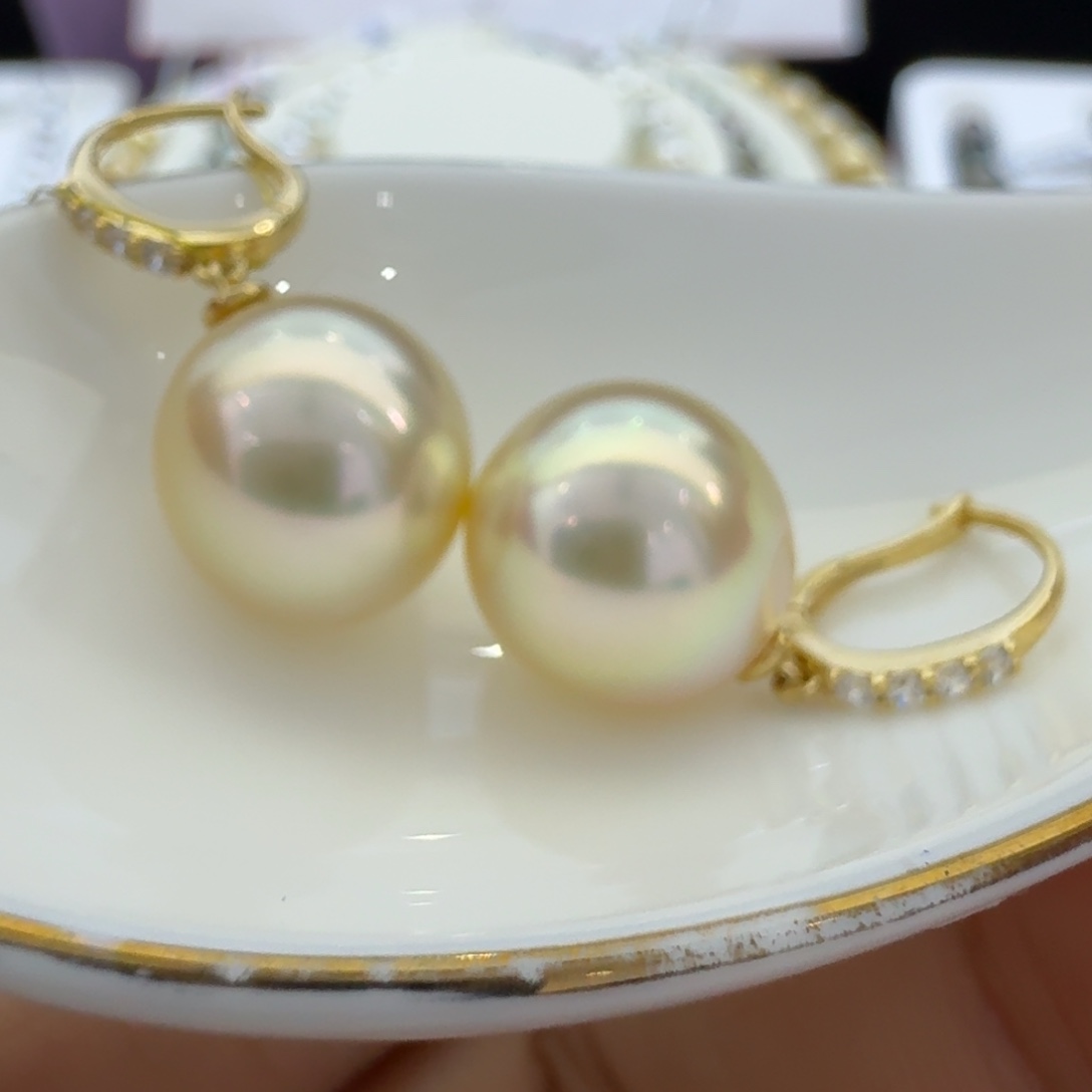 耳饰未镶嵌海水珍珠