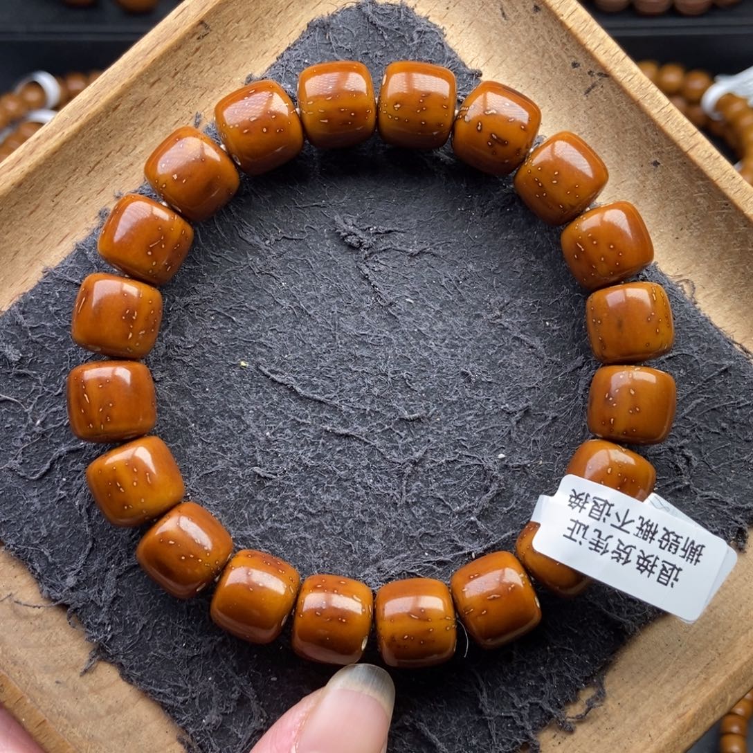 紫金鼠手串12mm近实心天花板道珠