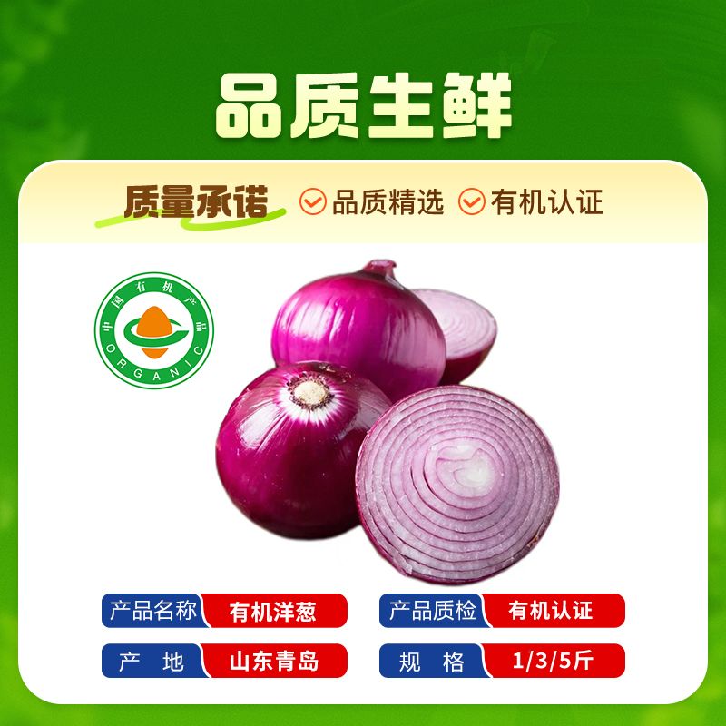 胶河源有机洋葱包邮胶河源有机认证洋葱圆葱蔬菜自有农场纯天然