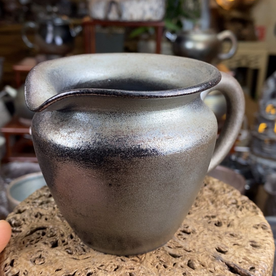 建水紫陶，柴烧茶器，新春大漏