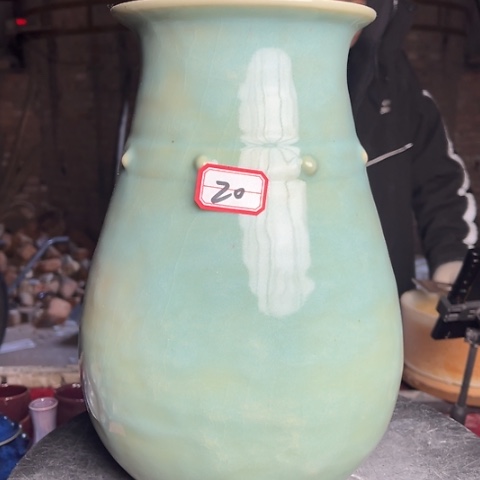 牛家钧窑牛自恒老师钧瓷瓶