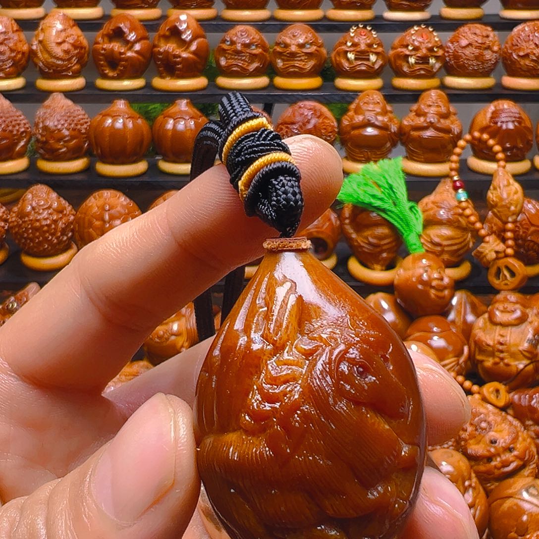 K***张手串/手链橄榄核马守护神