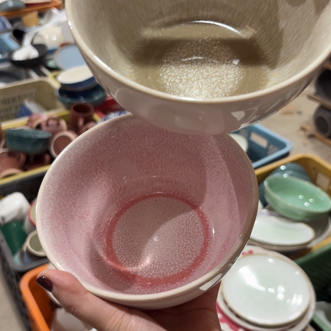 陶瓷4644 微瑕陶瓷餐具2个