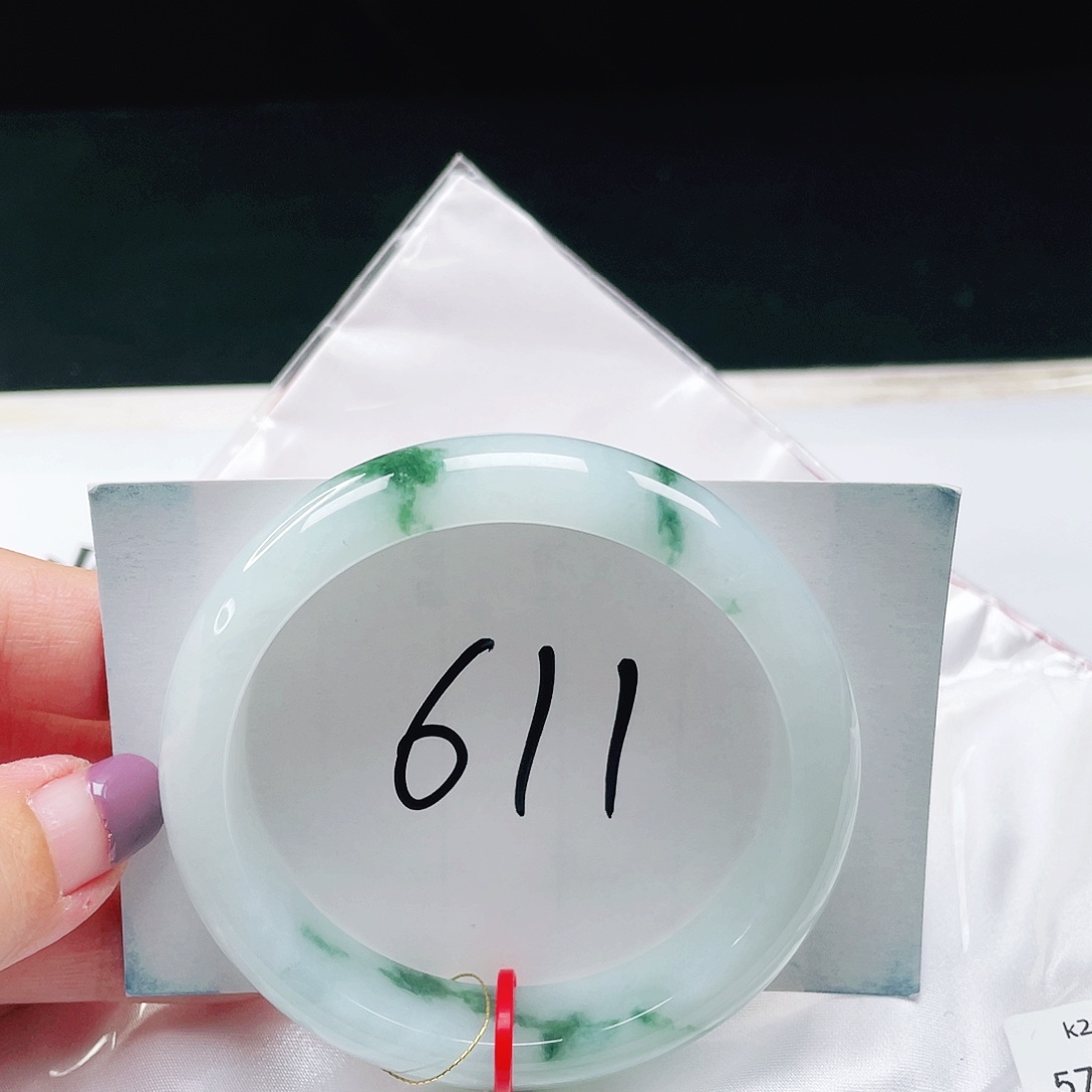 翡翠未镶嵌手镯缅甸翡翠57