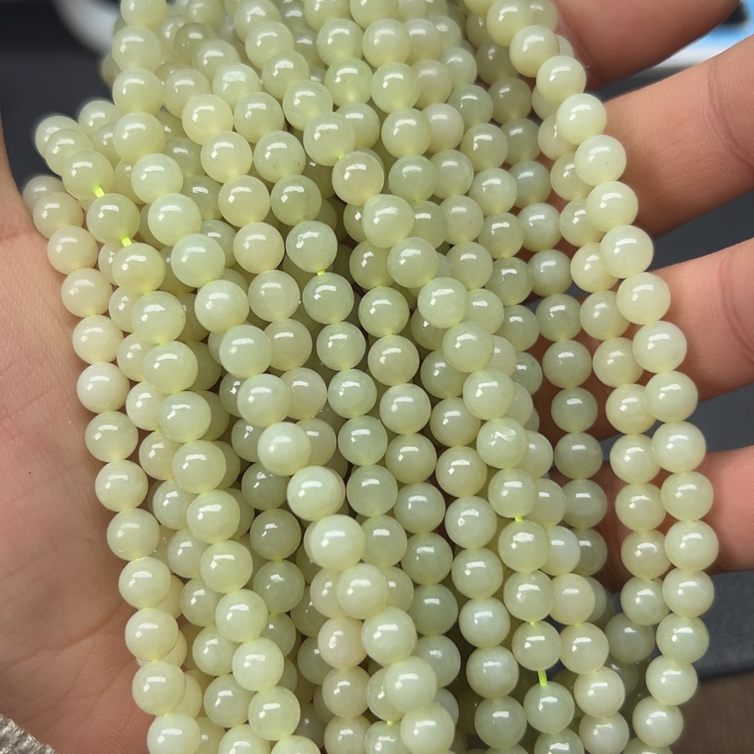 和田玉且末料108未镶嵌