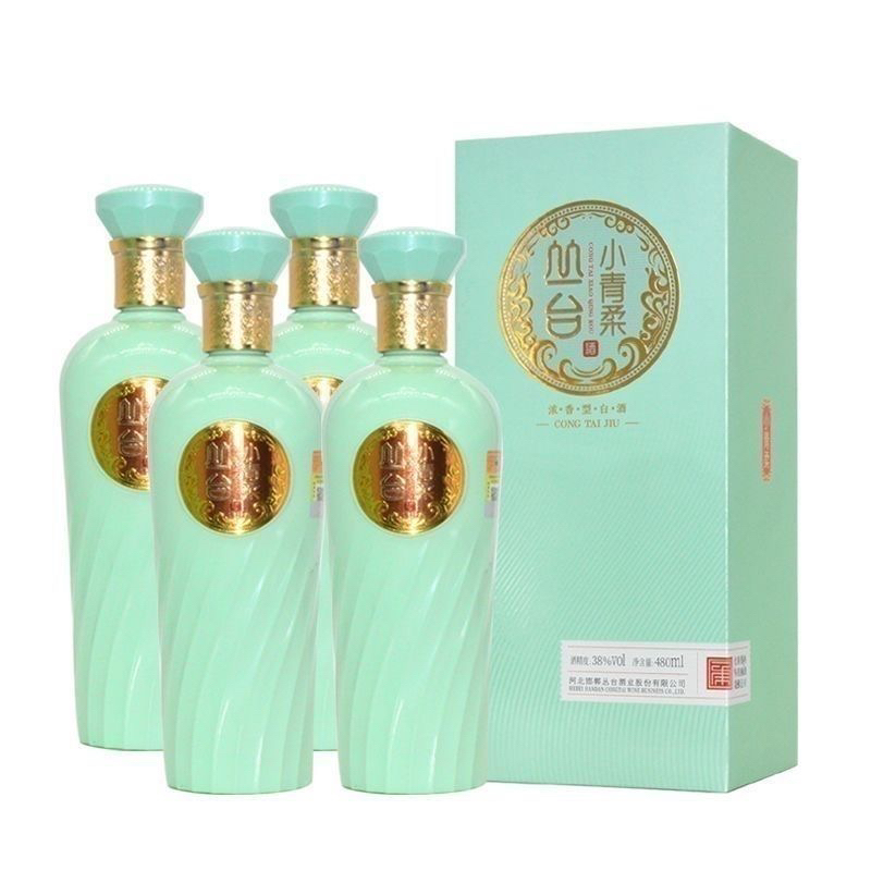 丛台丛台小青柔38度4瓶白酒38度