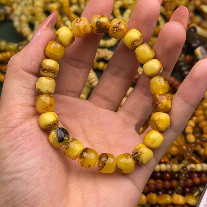 琥珀未镶嵌珠宝奇石