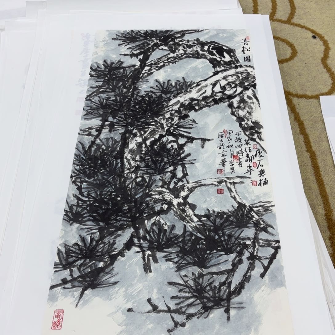 国画月**子李昊两平尺童