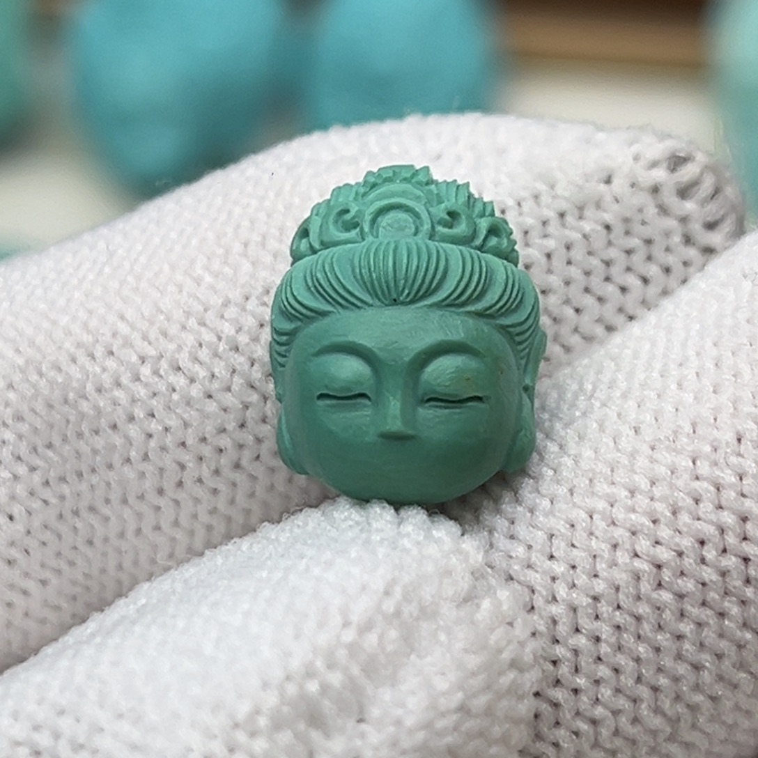 绿松石未镶嵌珠宝奇石绿