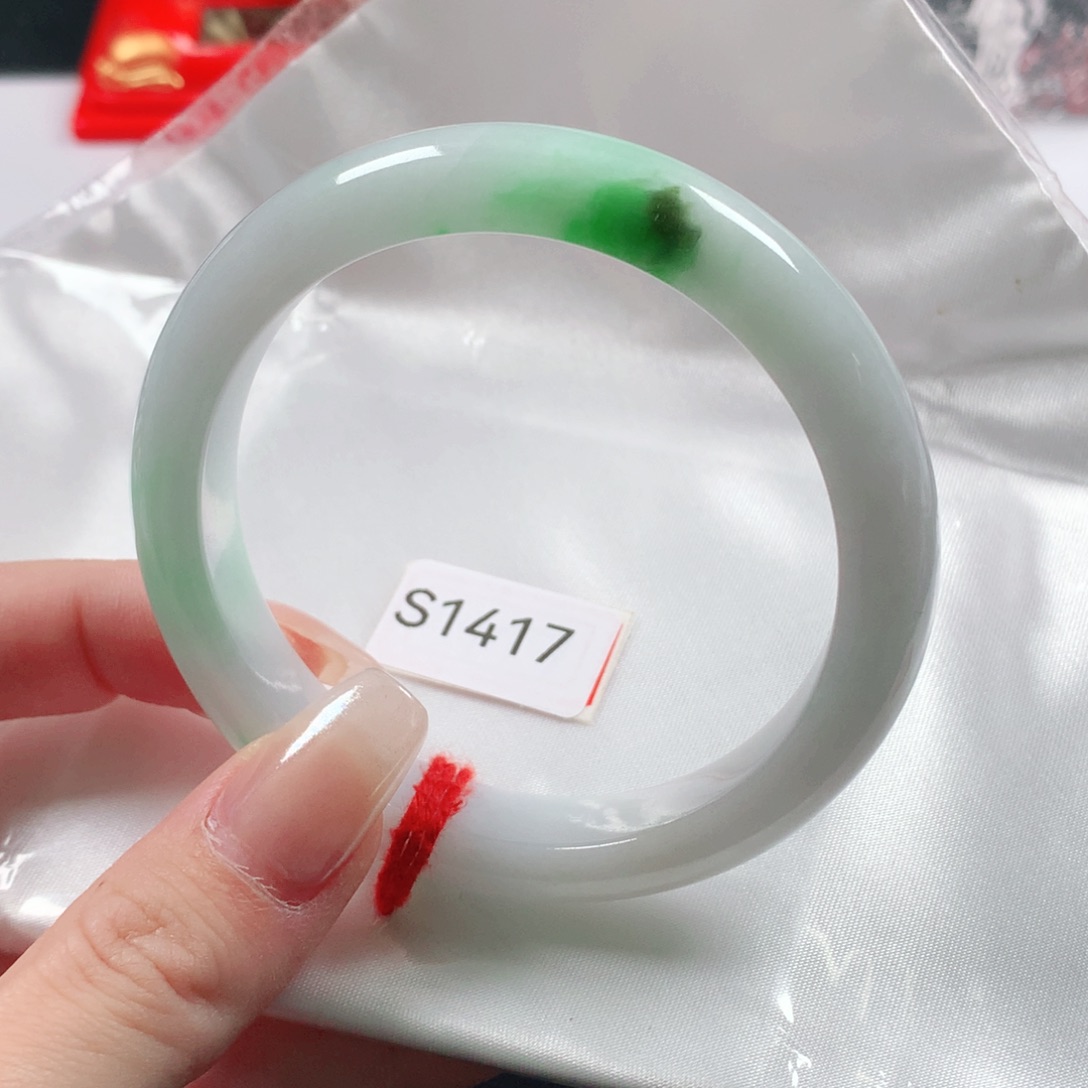 未镶嵌手镯翡翠天然翡翠手镯s1417