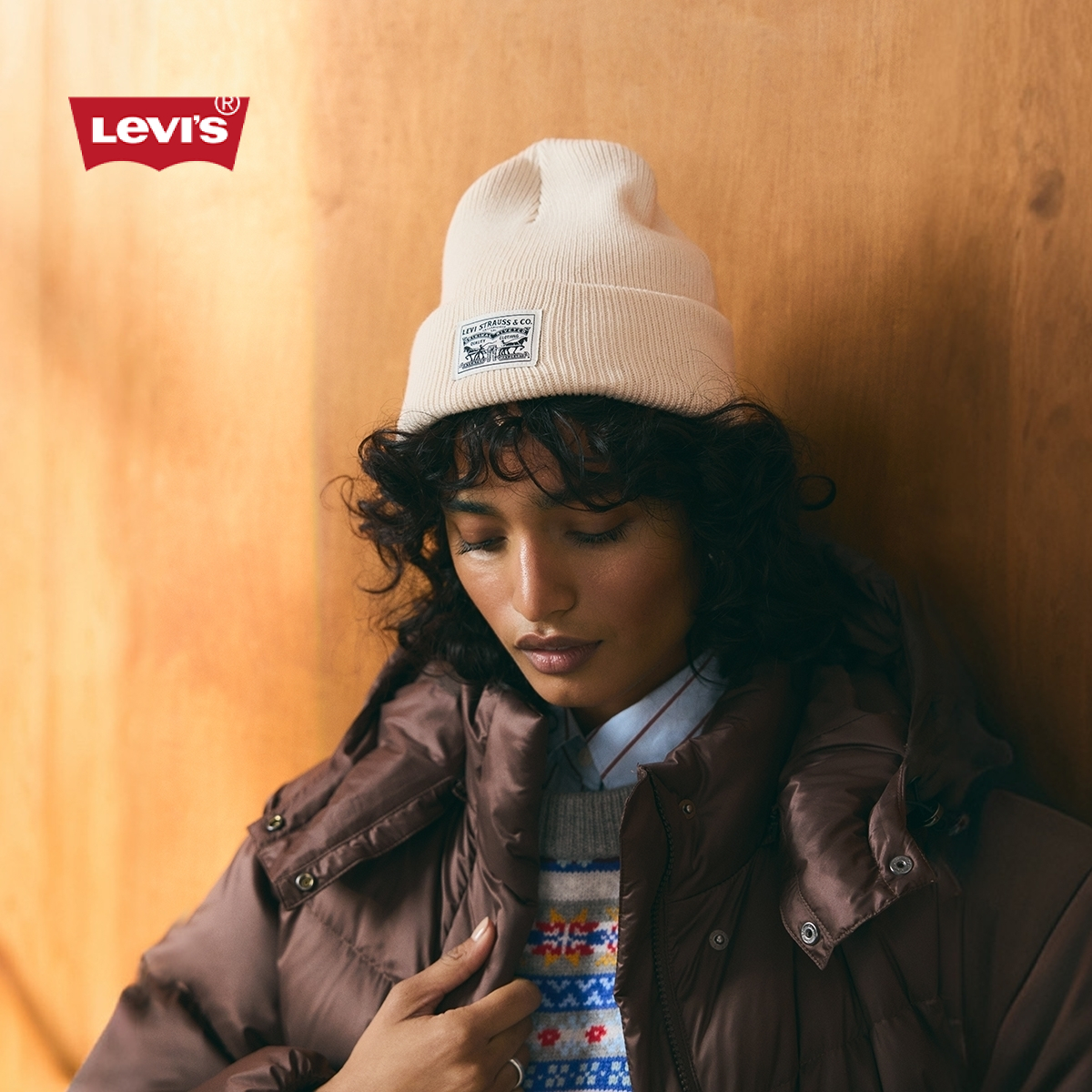 Levi's李维斯女士经典百搭简约潮流休闲时尚拷顶帽000J7-0001