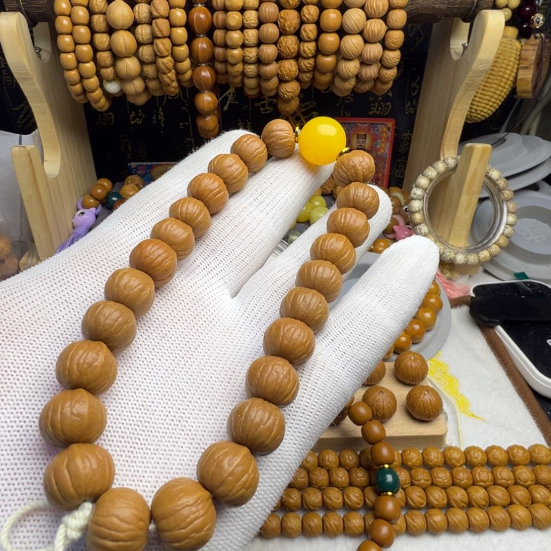 猴头核桃手串全品无暇南瓜手持