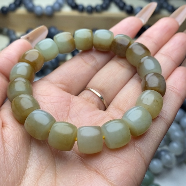 和田玉手串未镶嵌