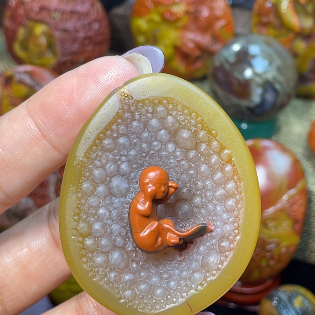 未镶嵌玛瑙/玉髓珠宝奇石品质工艺新生1999