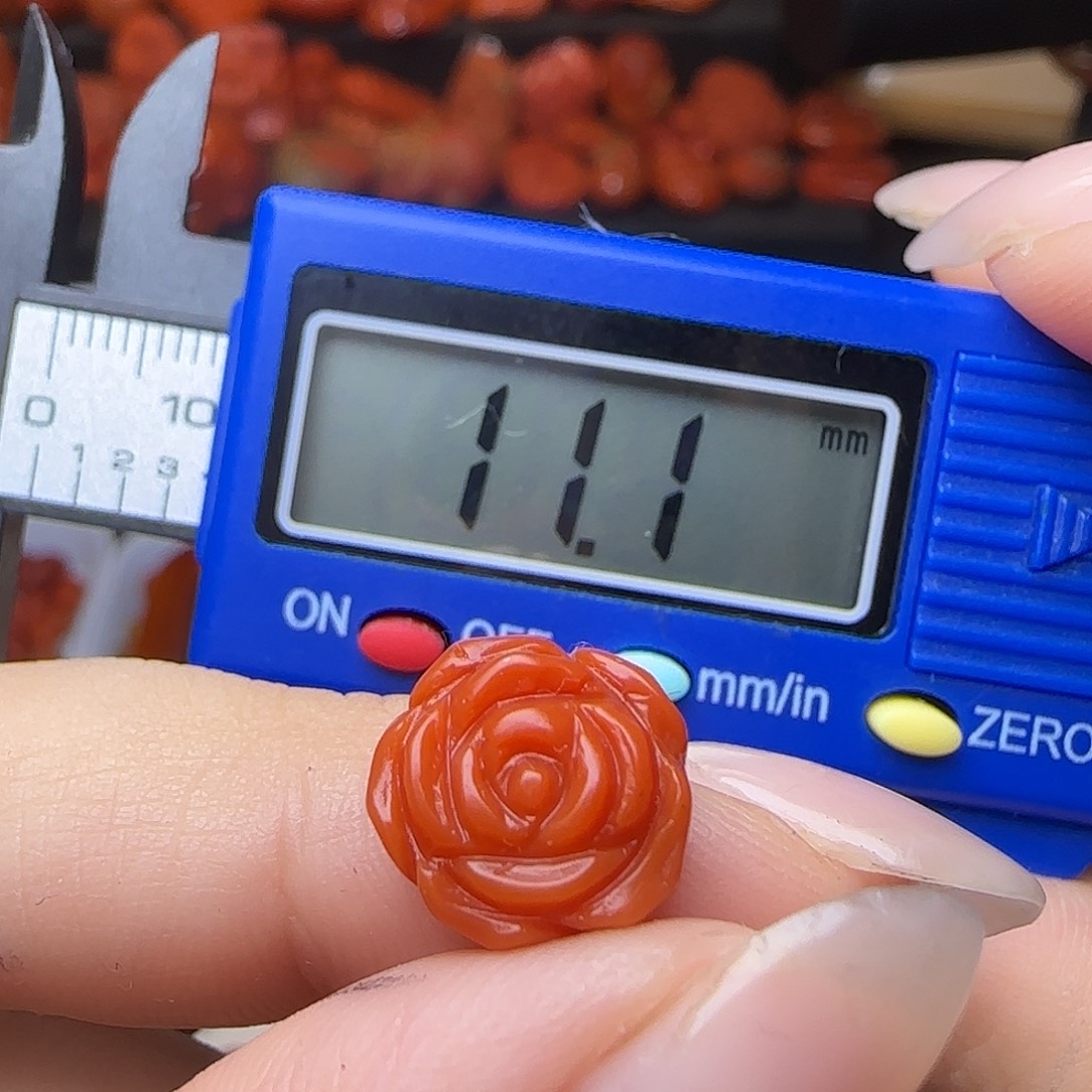 南红玛瑙未镶嵌吊坠(不含链)