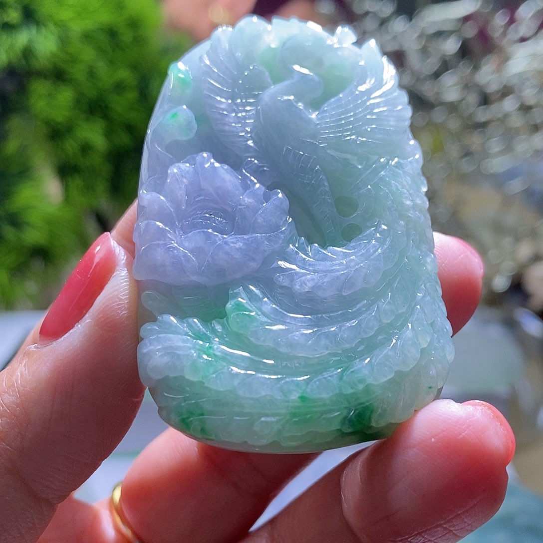 【闪购商品】翡翠颈饰未镶嵌凤凰