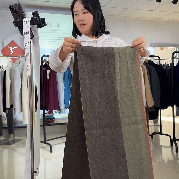 纯羊绒保暖围巾014