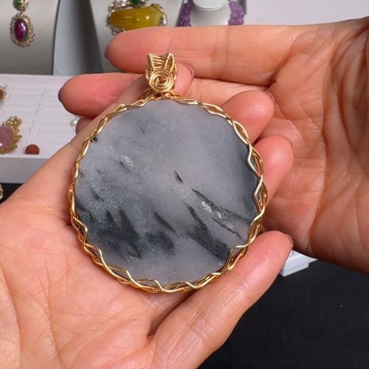 【闪购商品】石英质玉颈饰合金16t t t y t y y y