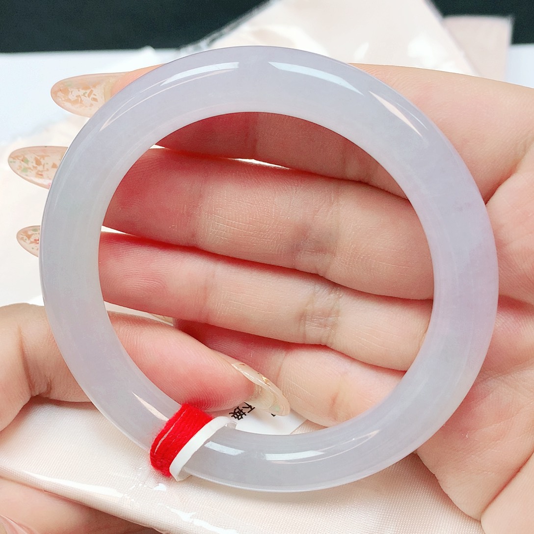 翡翠未镶嵌手镯抖音353