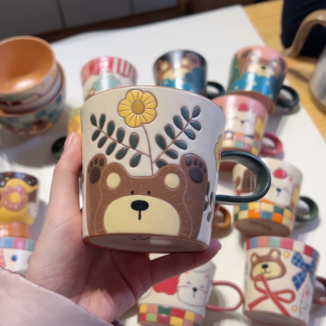 微***兽陶瓷艺术手作器皿入荷手作杯子