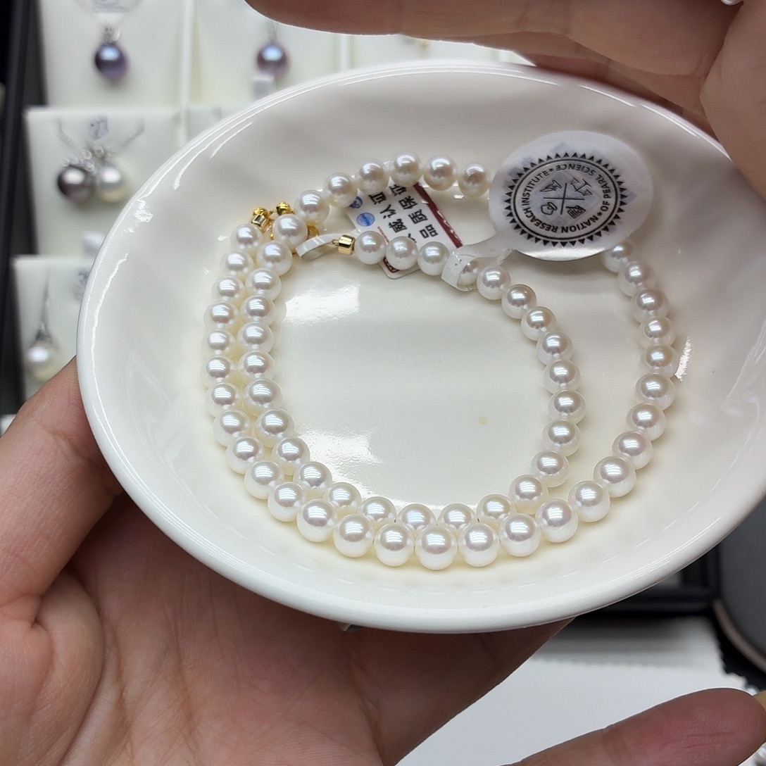 非金属珍珠项链6-7仙女