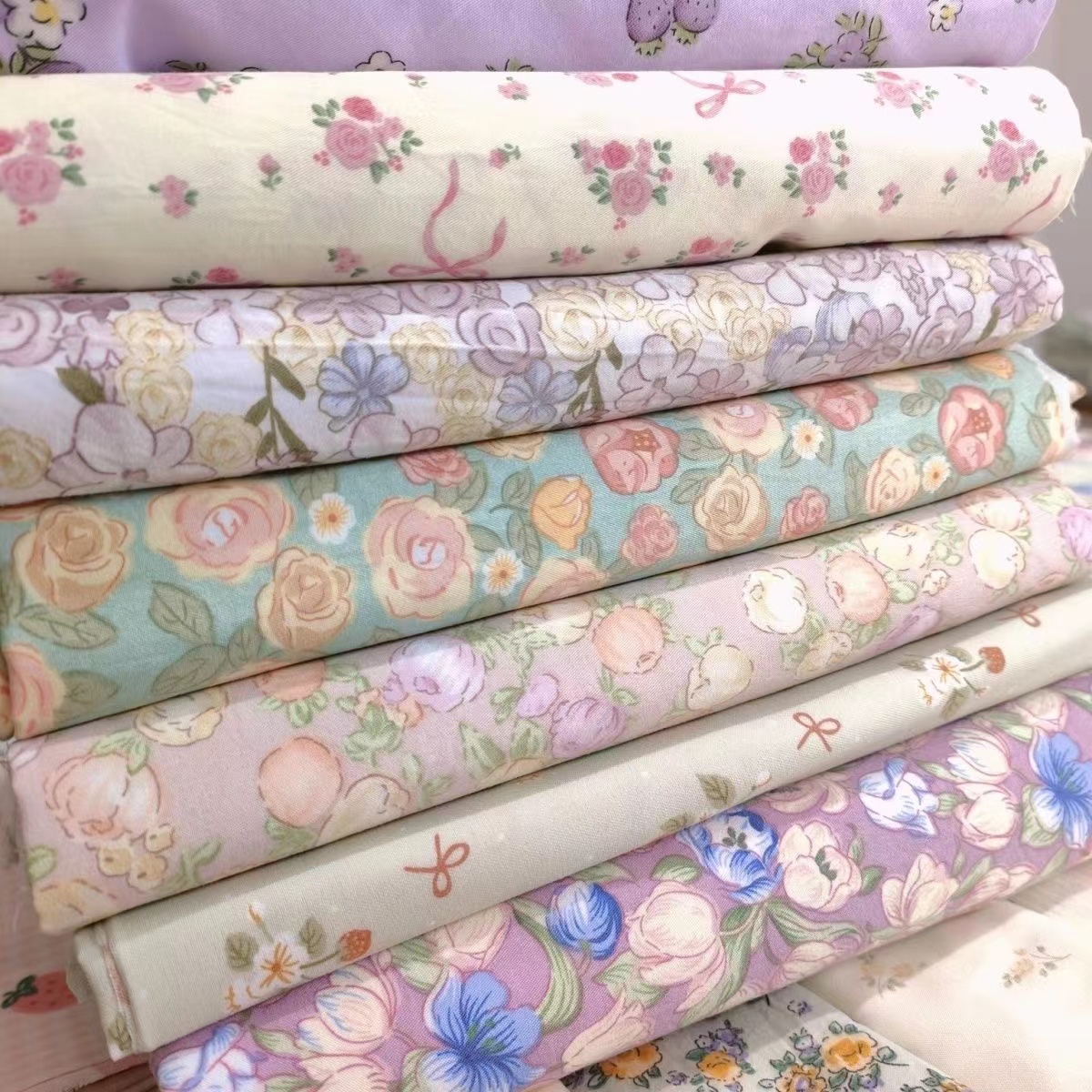 【鸿派家纺】床单 被罩 布料布块 以主播讲解为准